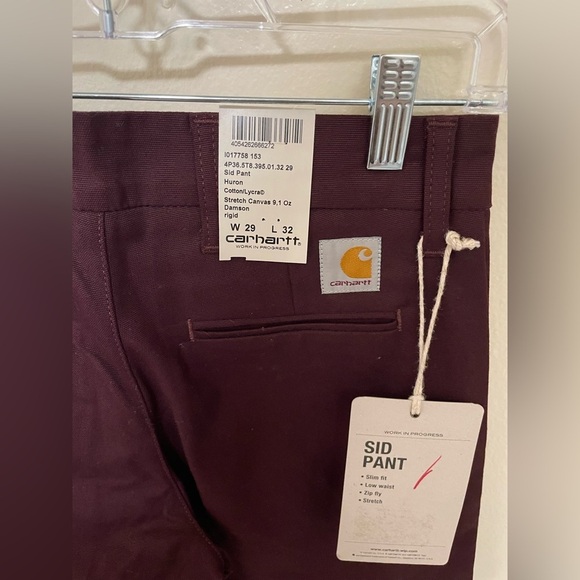 ✨NWT Men’s Carhartt Sid Pants Size 29x32 - Picture 9 of 15